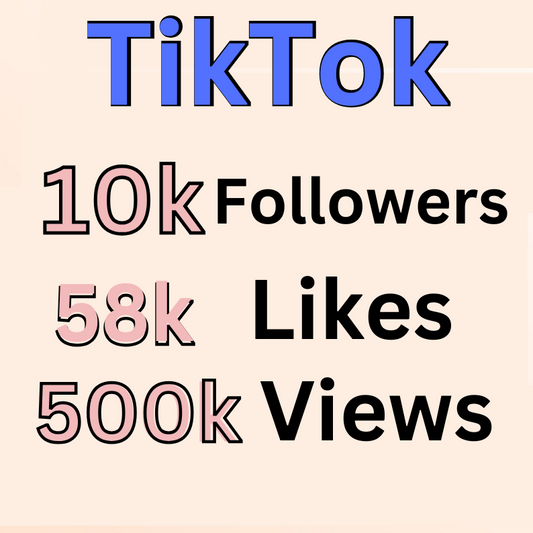 Organic Slow Growth Tiktok Package | Boost Engagement | 4 weeks Delivery