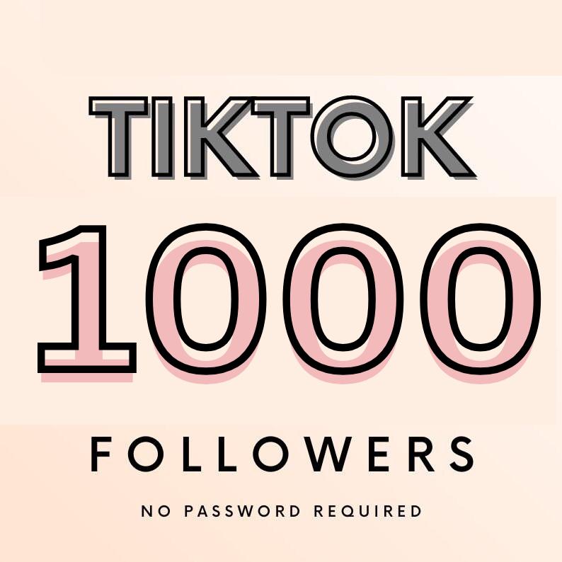 1000 TikTok Followers | Boost Engagement | Real and Active Followers | Fast & Secure Delivery